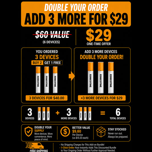 Double Your Order & Save