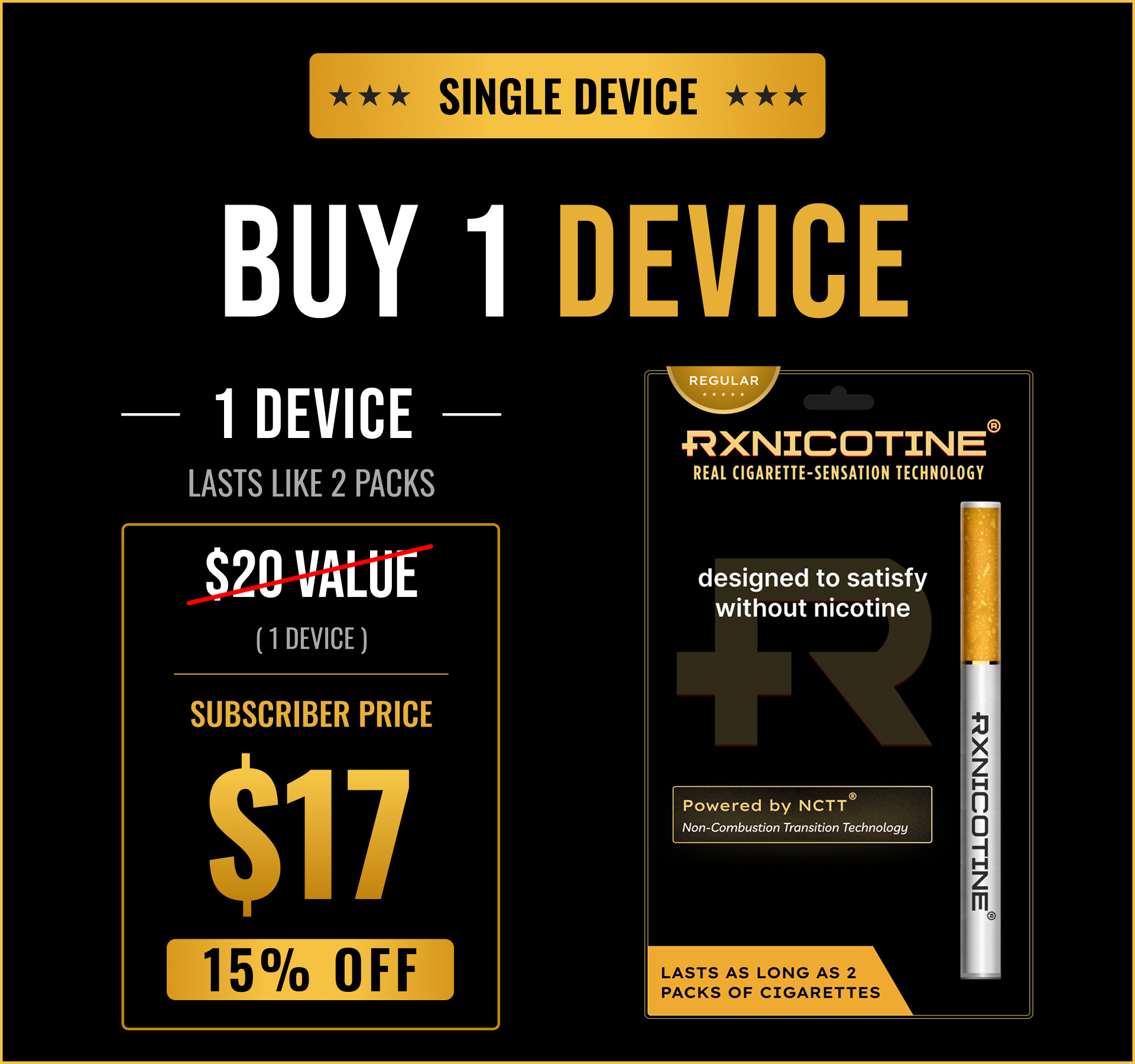 can i buy single cigarettes RXNICOTINE SUBSCRIPTION